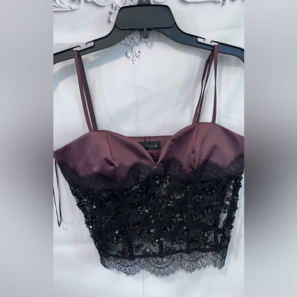 NWT ZARA SEQUIN LACE CORSET TOP size M AMD L 
🚨firm price - Picture 2 of 16